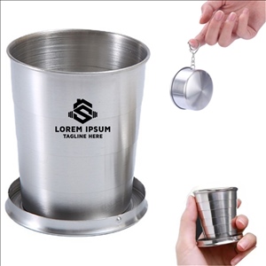 8Oz Stailess Steel Collapsible Cup